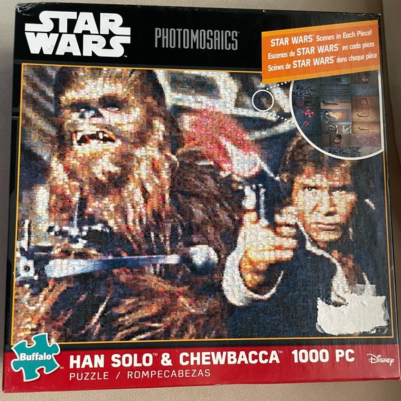 Puzzle Star Wars Han Solo & Chewbacca 1000 pieces - Picture 1 of 4